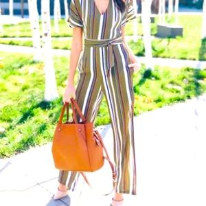 Strangers In The Night Pocketed Jumpsuit